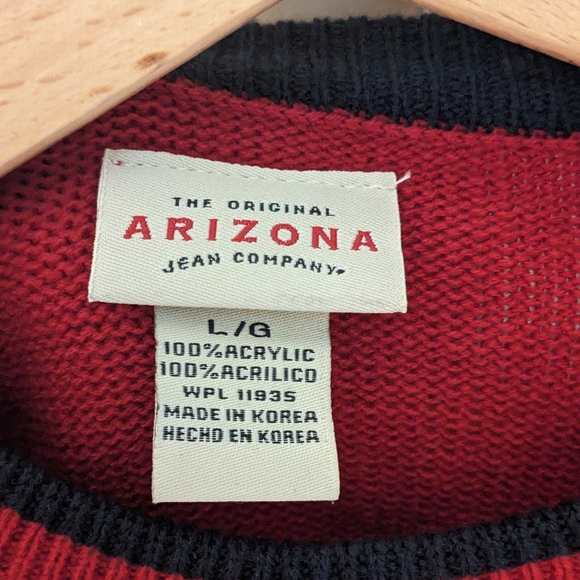 Arizona boy's large sweater pullover royal red - Picture 4 of 4